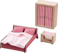 HABA 301988 "Little Friends - Puppenhaus-M&ouml;bel Schlafzimmer f&uuml;r Erwachsene