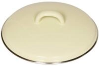 Riess, 0097-006, Deckel mit Chromrand &Oslash; 16cm, BUNT PASTELL, Emaille, Made in