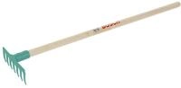 Theo Klein 2718 Bosch Garten Rechen, Robuster Kinder-Rechen mit stabilem Stiel,