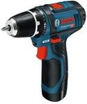 Bosch Professional Akku-Bohrschrauber GSR 12V-15 mit 2 Akkus 12 V, 2,0 Ah im...