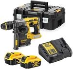 Dewalt 18 Volt SDS-plus Akku Kombihammer DCH274P2T (24 mm) (Dreh- und Schlagstopp,