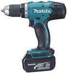 Makita DDF453SYE Bohrmaschine Umschaltknarren kabellos, Schwarz / Blau
