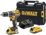 DEWALT Schlagbohrschrauber mit Brushless XR-Motor, inklusive zwei 18V 2,0Ah