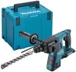 Makita Akku-Bohrhammer f&uuml;r SDS-Plus 2x18 V (ohne Akku), Blau, Silber, ohne Ladger&auml;t