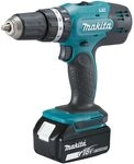 Makita DHP453RFE Akku-Schlagbohrschrauber 18V / 3,0 Ah, 2 Akkus + Ladeger&auml;t im
