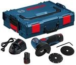 Bosch Professional GWS 10,8-76 V-EC Akku-Winkelschleifer mit 2 x 10,8V 2,5 Ah...