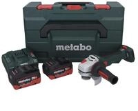 Metabo WB 18 LT BL 11-125 Quick Akku Winkelschleifer 18 V 125 mm Brushless + 2x Akku