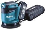 Makita Akku-Exzenterschleifer, (18 V im Makpac mit 2 Akkus 4,0 Ah + Ladeger&auml;t),
