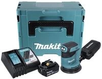 Makita DBO 180 RT1J Akku Exzenterschleifer 18 V 125 mm + 1x Akku 5,0 Ah + Ladeger&auml;t