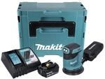 Makita DBO 180 RF1J Akku Exzenterschleifer 18 V 125 mm + 1x Akku 3,0 Ah + Ladeger&auml;t