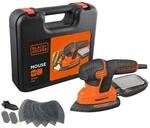 Black+Decker Dreieckschleifer Mouse KA2500K / Kraftvolle Schleifmaschine mit