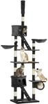 PawHut&reg; Katzenbaum Kratzbaum Katzenkratzbaum Kletterbaum Katze Sisal deckenhoch