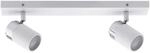Paulmann 66711 Spotlight Zyli IP44 max 2x10W GU10 Wei&szlig;/Chrom 230V Metall 667.11