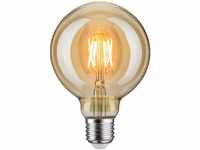 Paulmann 28400 LED Lampe Vintage Globe 95 6,5W Leuchtmittel Gold Dekolampe