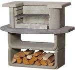 Buschbeck Grillbar 'Kingston', wei&szlig;/grau, H&ouml;he ca. 101 cm