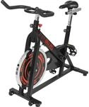 GORILLA SPORTS&reg; Heimtrainer Fahrrad - mit Ergometer, 13kg Schwungrad, Stufenloser