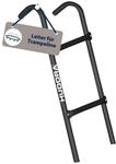 HUDORA Trampolinleiter - einstellbare Trampolin-Leiter mit 2-3 Stufen - Stabile
