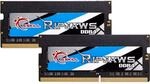 G.Skill Ripjaws DDR4 8 GB : 2 x 4 SO DIMM 260-PIN 2400 MHz / PC4-19200 CL16 1.2...