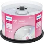 Philips DVD-R Rohlinge High-Speed (4.7 GB /120 Minuten Video, 1-16x Speed, 50er