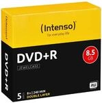 Intenso 4311245 DVD+R DL Rohling 8.5GB 5 St. Jewelcase
