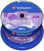 Verbatim DVD+R Double Layer 8,5 GB - 8-fache Brenngeschwindigkeit - hohe Lebensdauer