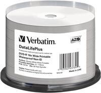 Verbatim 43734 DVD-R Rohlinge (4,7 GB DL, 16x Wasserabweisende Oberfl&auml;che 50er