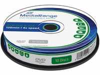 MediaRange MR450 DVD-RW 4,7GB (4x Speed, wiederbeschreibbar, 10 Stück)