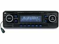 Caliber Retro Autoradio - Auto Radio Bluetooth USB - FM - 1 DIN Radio Auto -
