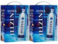 2x Boris Jelzin Vodka Bag in Box (2 x 3 Liter)
