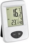TFA Dostmann Base Funk-Thermometer, Au&szlig;entemperatur, Innentemperatur, H&ouml;chst-und