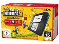 Nintendo 2DS - Konsole (schwarz) inkl. New Super Mario Bros. 2 (vorinstalliert)