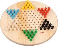 goki HS054 - Halma Spiel aus Holz, klassisches Strategiespiel, inklusive 60...