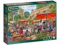 Jumbo Spiele Falcon The Pub Garden 1000 Teile - Puzzle für Erwachsene
