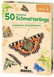 moses. Expedition Natur - 50 heimische Schmetterlinge| Bestimmungskarten im Set | Mit