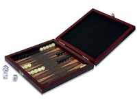 Noris 606108004 Reisespiel Backgammon - ab 8 Jahren – mit magnetischen Spielfiguren