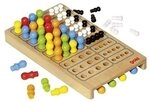 goki 56708 Master Logic Spiel aus Holz, klassisches Logikspiel f&uuml;r 2 Spieler,