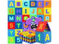 Spielwerk® 86-teilige Puzzlematte Baby Kinder 3,3m² Spielmatte...