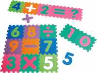 Playshoes Unisex Baby EVA-Puzzlematten 16-teilig 308745, 900 - Mehrfarbig, 16 Teile