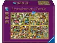 Ravensburger Puzzle 17825 - Magisches Bücherregal XXL - 18.000 Teile Puzzle für