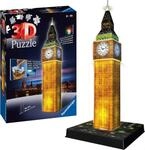 Ravensburger 3D Puzzle 12588 - Big Ben Night Edition - Das Wahrzeichen aus...