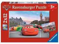 Ravensburger Kinderpuzzle 07554 - Lightning McQueen und seine Freunde - 2 x 12...