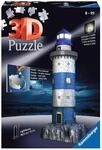Ravensburger 3D Puzzle 12577 - Leuchtturm Night Edition - als dreidimensionales