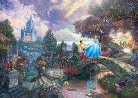 Schmidt Spiele 59472 Thomas Kinkade, Disney Cinderella, 1000 Teile Puzzle