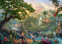 Schmidt Spiele 59473 Thomas Kinkade, Disney, Dschungelbuch, 1000 Teile Puzzle