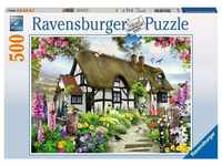 Ravensburger Puzzle 14709 - Verträumtes Cottage - 500 Teile Puzzle für Erwachsene