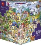 HEYE 29744 Puzzle, Mehrfarbig | Vertr&auml;umte Stadtwelt von Rita Berman mit...