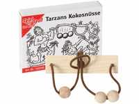 Bartl 102240 Mini-Holz-Puzzle Tarzans Kokosnüsse aus einem Holzbrettchen mit...