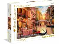 Clementoni 31668 Venedig – Puzzle 1500 Teile ab 9 Jahren, buntes Erwachsenenpuzzle