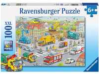 Ravensburger Kinderpuzzle - 10558 Fahrzeuge in der Stadt - Puzzle für Kinder ab 6