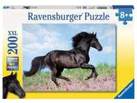 Ravensburger Kinderpuzzle - 12803 Schwarzer Hengst - Pferde-Puzzle für Kinder ab 8